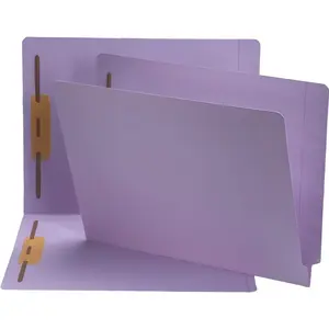 SMD25540-25540 Lavender End Tab Colored Fastener File Folders with Reinforced Tab