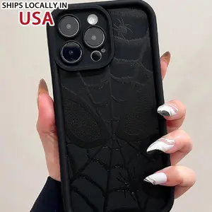 Spider Web Pattern Phone Case, 1 Count Phone Protective Cover, Shockproof Phone Cases Compatible with iPhone 11 12 13 14 15 Pro Max