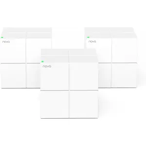Nova Mesh WiFi System MW6 - Covers up to 4-6 Bedroom Houses- AC1200 Whole  WiFi Mesh System - Gigabit Dual-Band Mesh Network - Replaces  Router and WiFi Extender - 3-Pack