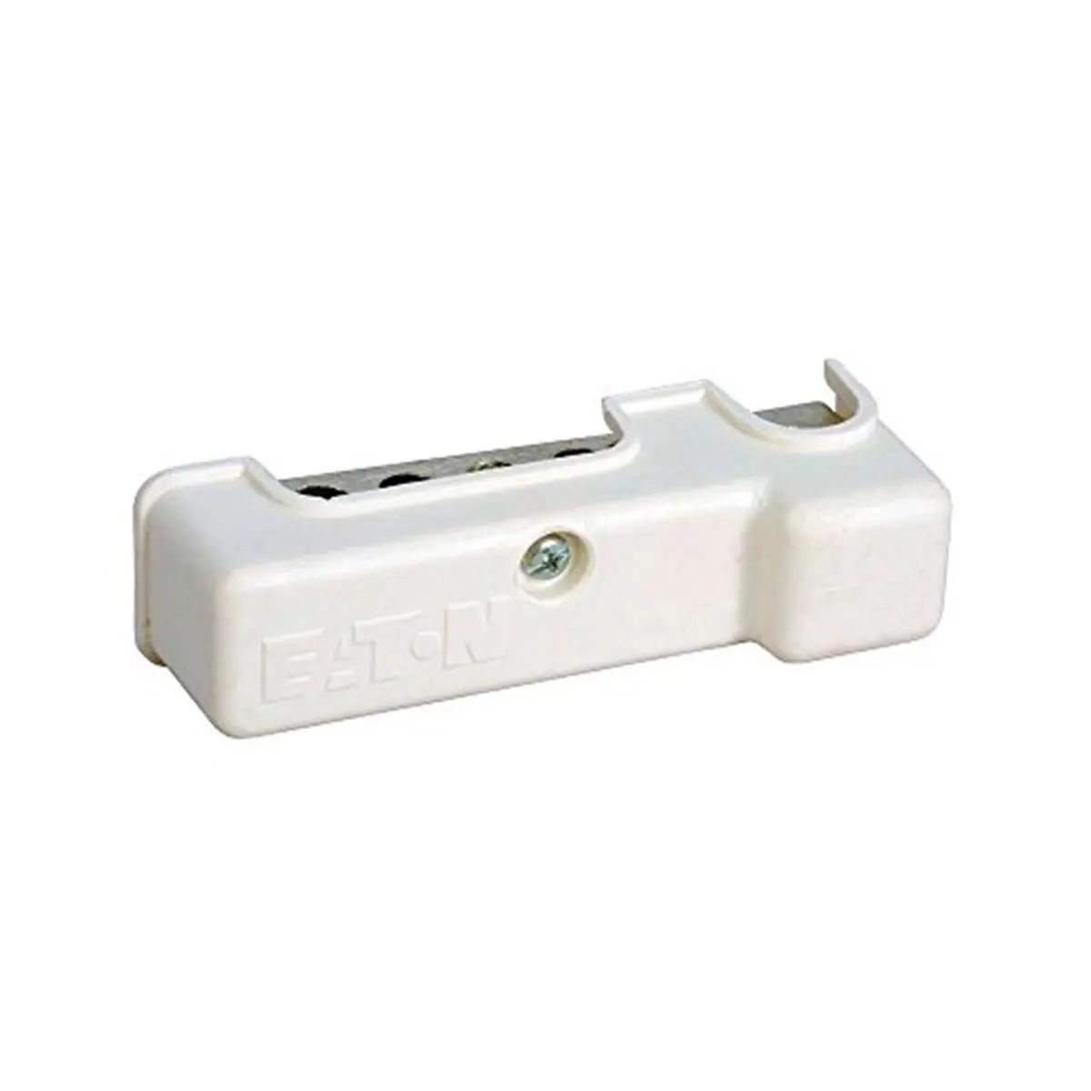 Eaton Metal Communication Grounding Device - Heavy-Duty Cable Compatible, ETL-Listed, TV Satellite Sailing Setup Use, with Mounting Holes for Secure Outdoor/Residential Installation