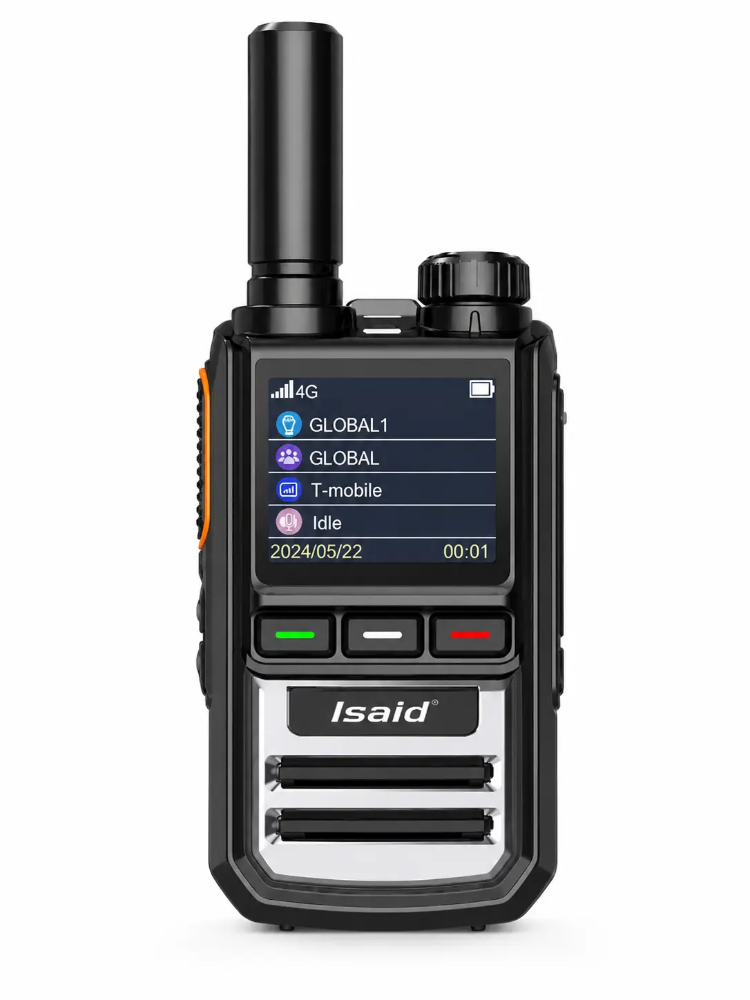 Best Selling Isaid 220 4G LTE POC Radio  5000KM Long Range Global Dual SIM Card Slot OEM ODM  Walkie Talkie