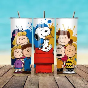 Peanuts Gang 20oz Tumbler Wrap - Snoopy Tumbler Wrap