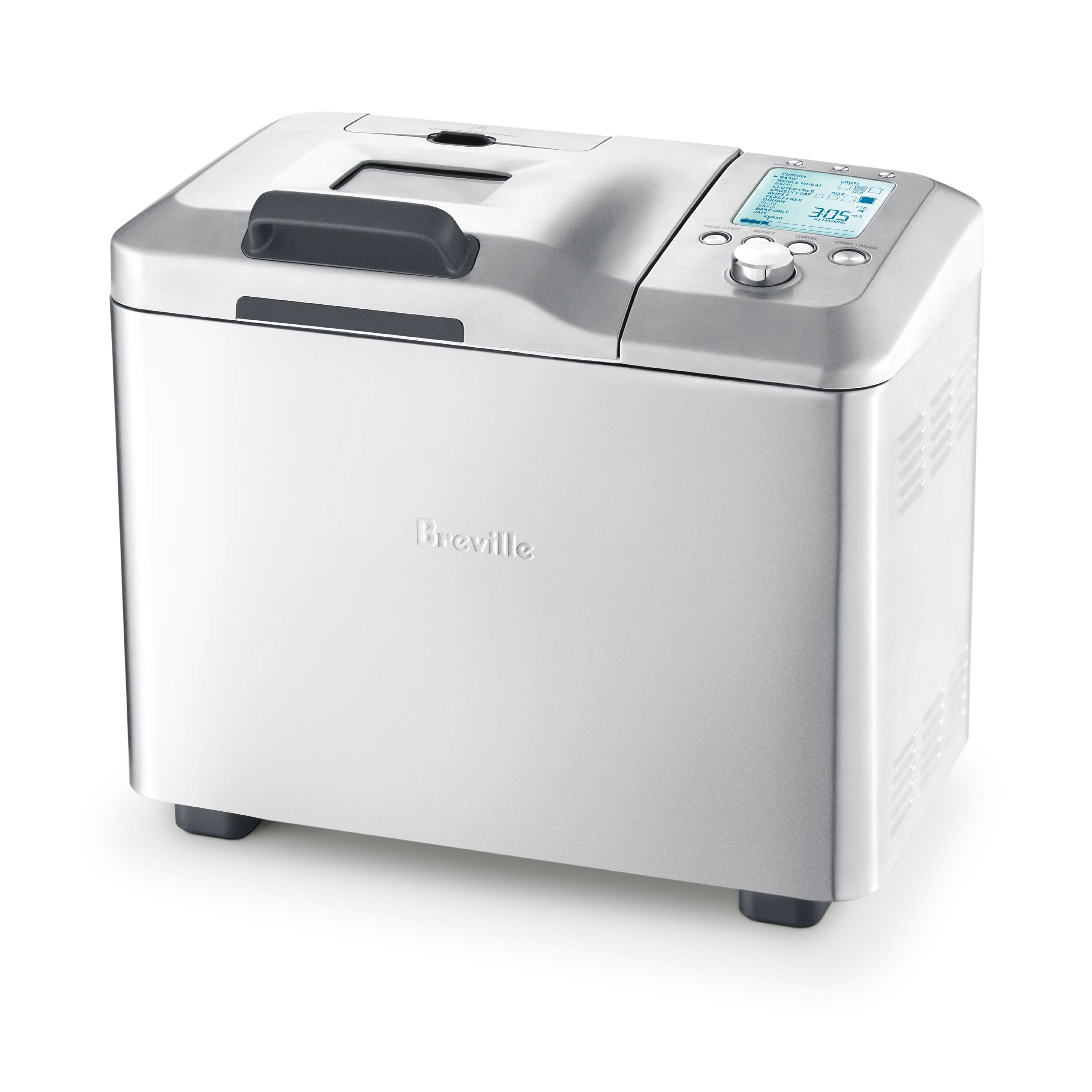 Breville the Custom Loaf Bread Maker with 9 Custom Settings Gluten-free Yeast-free Crusty Loaf Automatic Programs for Perfect Baking