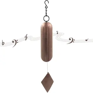 Wind Chimes for Outside Deep Tone, Heavy Duty Wind Bell Deep Resonance Serenity Bell Outdoor Clearance, Relaxing Sound Helps You Find The Peace of Your Mind, 24 Inch