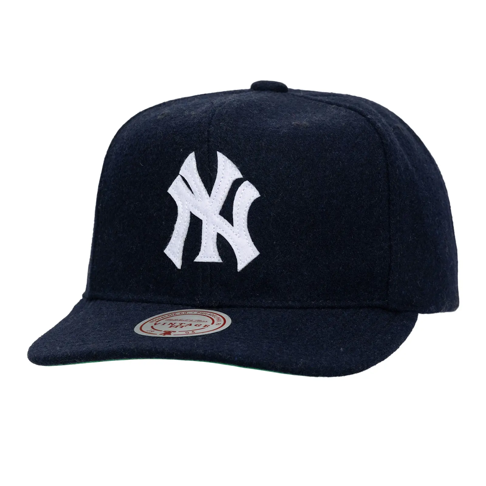 New York Yankees Vintage Ground Strapback Hat - Adjustable MLB Baseball Cap, Mitchell & Ness