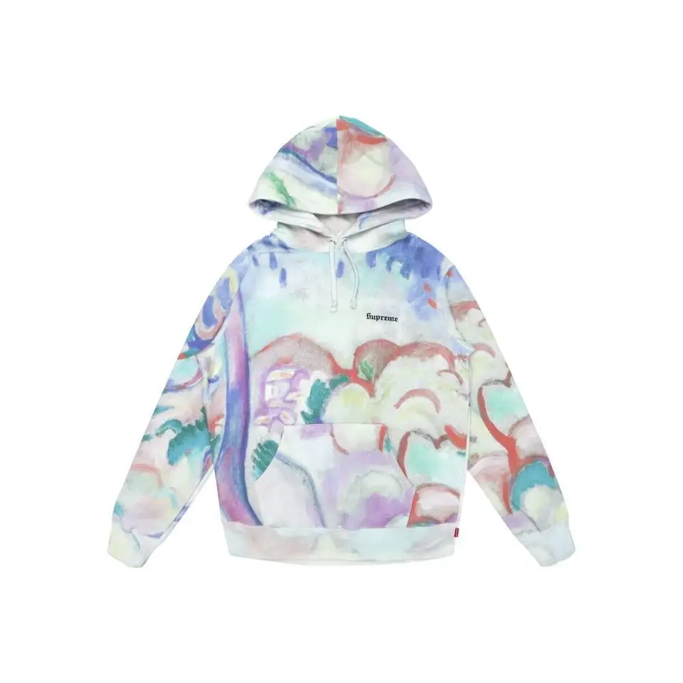 Supreme Landscape Hooded Sweatshirt  Multicolor Large