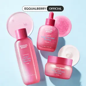 EQQUALBERRY NAD+ Firming Skincare Set – 3-Step Toner, Serum & Cream with Peptides | Lifts & Smooths Skin | Ceramide Barrier Repair & Hydration