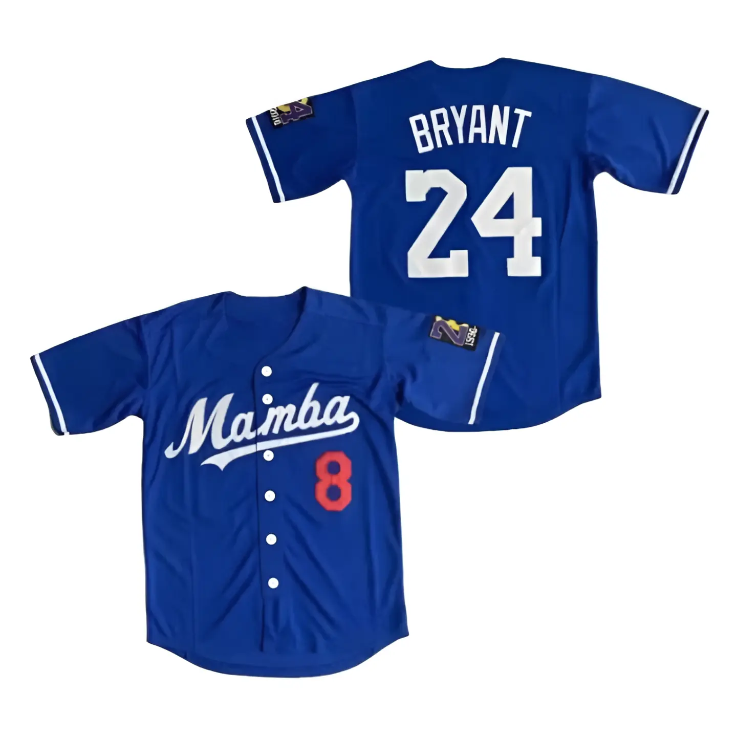 Loose Fit Vintage Baseball Print Jersey - Retro #24 Athletic Sportswear - Classic Game Day Fan Shirt 2