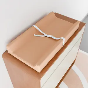 Baby Diaper Changing Pad, Solid Color Waterproof Nursery Changing Table, Essential Baby Gear for Easy Diaper Changes