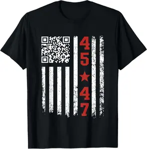 Funny QR President Trump Dance Code T-Shirt