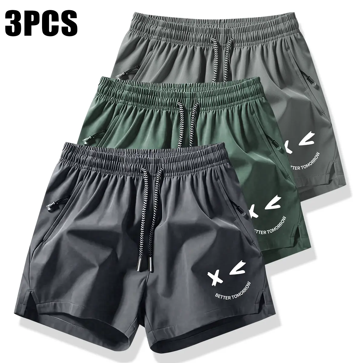 Dark Gray - Army Green - Light Gray