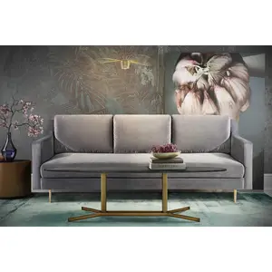Gemma 51" Black Marble Coffee Table