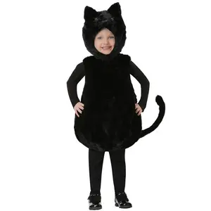 Toddler Bubble Body Black Kitty Costume