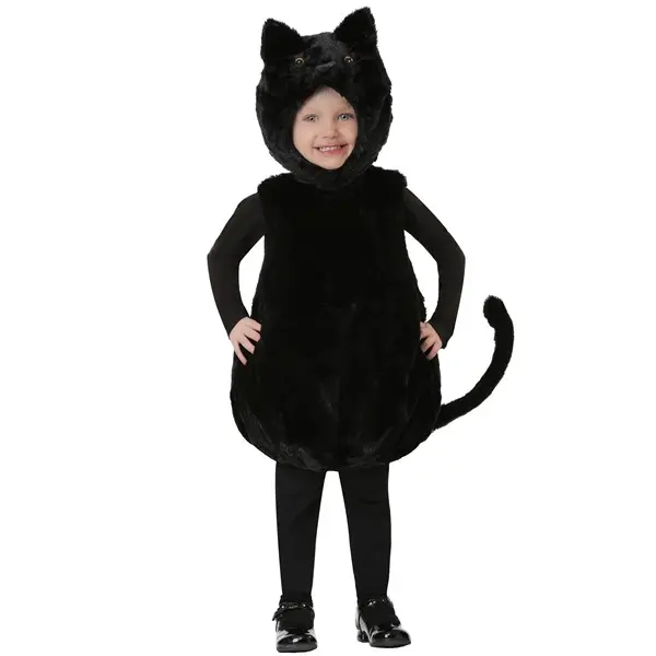 Toddler Bubble Body Black Kitty Costume