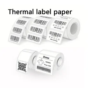 Thermal Label Paper, 1 Roll Self-adhesive Label Paper, Clothing Commodity Price Food Label, Suitable for Mini Thermal Printer Label Printer