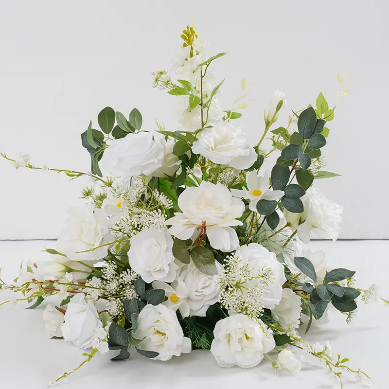 S-A8212 2pcs/set Rose Hydrangea Table Centerpieces Floral Ball Wedding Event Decor