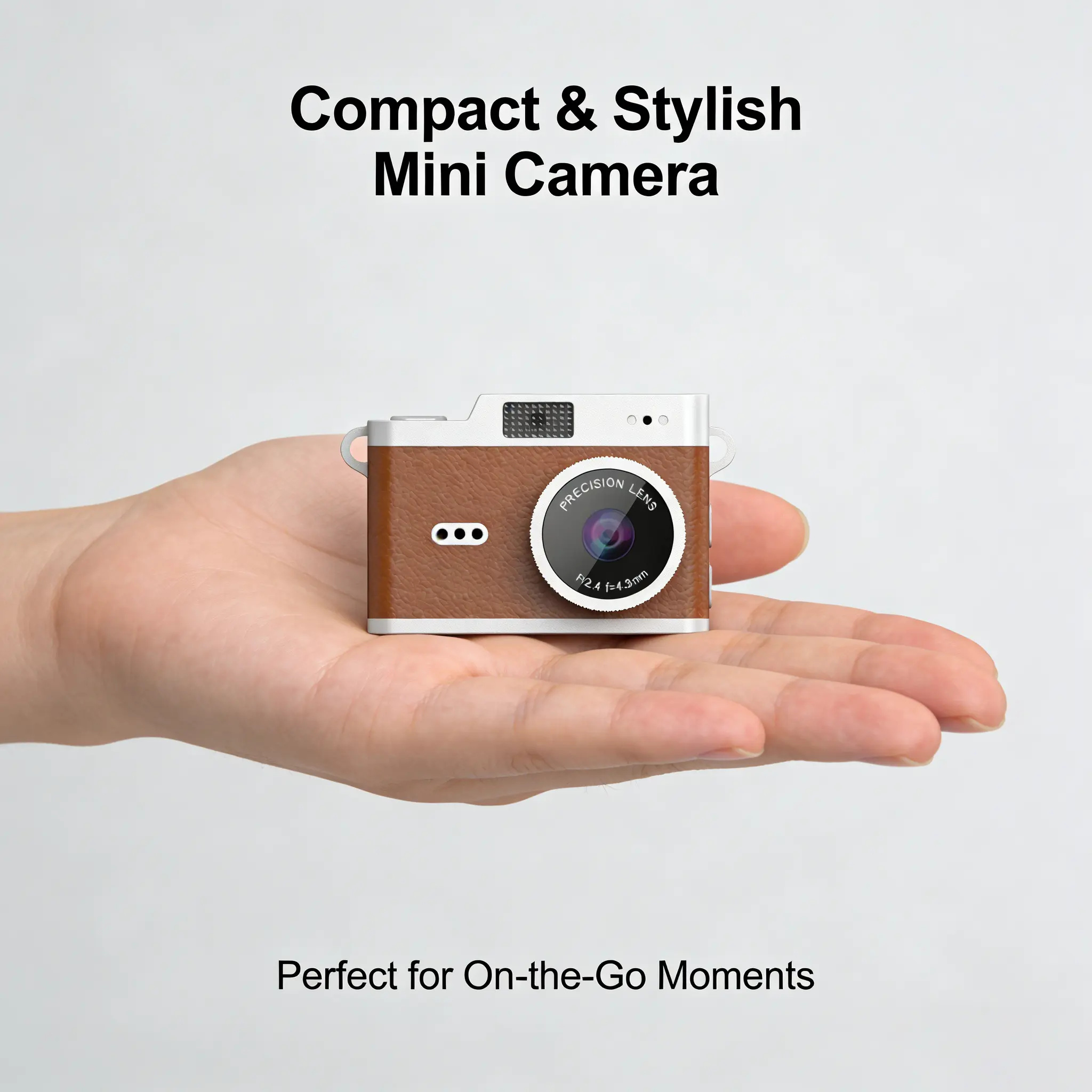 Portable 1080P Mini Keychain Camera with 32GB Card, 0.96'' HD Vintage Video Recorder, 6 Filters, Charging Function for Birthday, Travel, Study – Retro Micro Digital Camera for Picture Recording, Sd