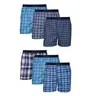 Hanes Men's Boxer Underwear Moisture-wicking Plaids 6-pack Multi Pack Comfortable Fit Soft Stretch Fabric Breathable 841bx6