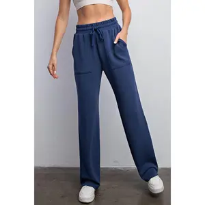 Navy Blue Modal Sweatpants