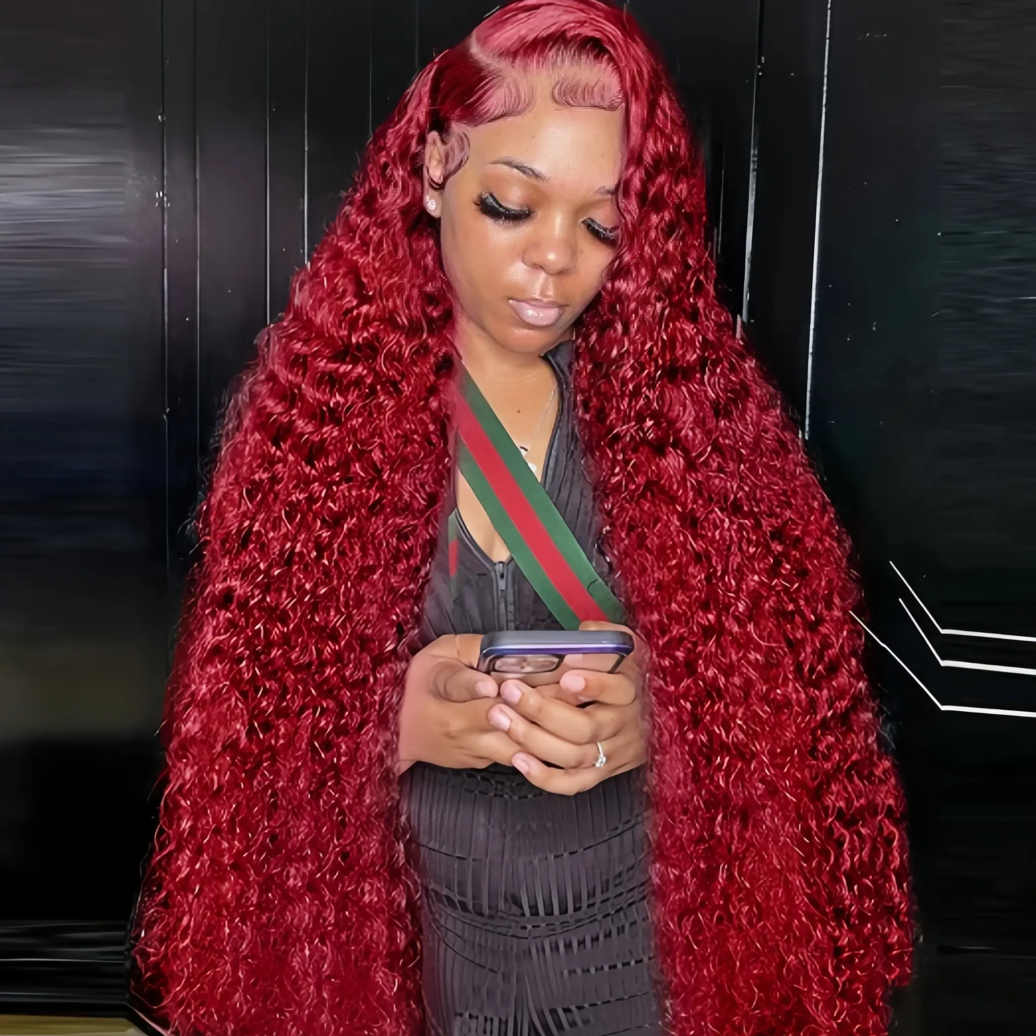 Deep Wave-99J Burgundy