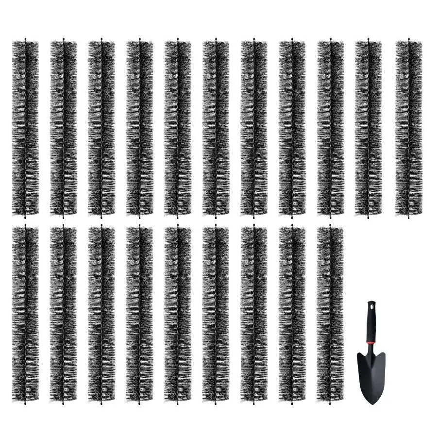 【Summerfinds】 VEVOR Gutter Brush, 60 Feet Total Length 5.25 inch Diameter Gutter Cleaning Tools, Ground-Level Gutter Brush Leaf Guard for 5 Inch Gutters, Easily Clear roof Leaves and Debris, 20 Packdealsforyoudays