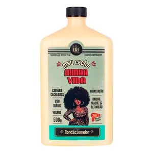 Lola From Rio - Meu Cacho Minha Vida Hair Conditioner, Nourishes Curly, Frizzy, Dehydrated, Brittle Curly Hair 17.6 Oz