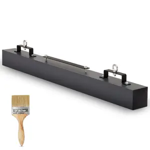 Hanging Magnetic Sweeper 48 Inches, Nail Magnet Sweeping Tool with 120 LBS Lifting Capacity, Hanging Magnet for Forklift