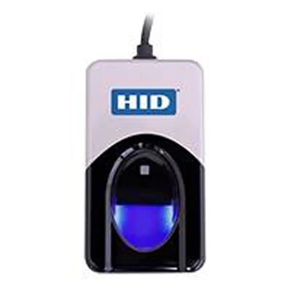 HID Global DigitalPersona 4500 Fingerprint Reader Package, Large Capture Optical Scan Device with Silicone Coating, USB Peripheral for Computers & Office Equipment
