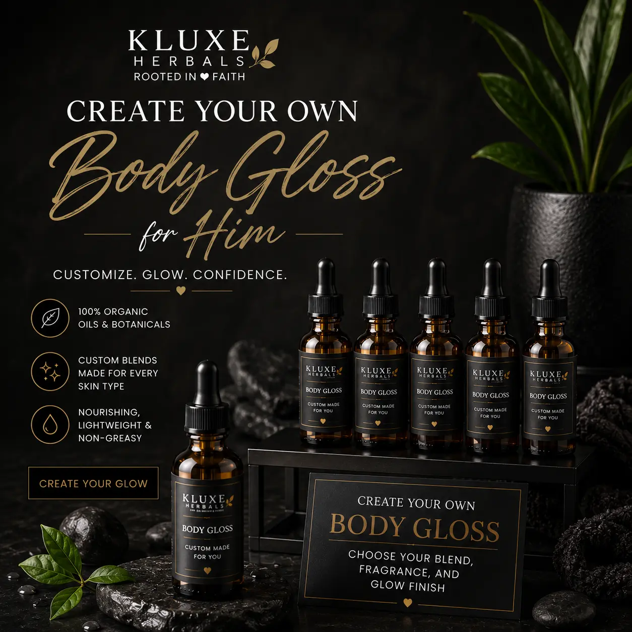 Create Your Signature Body Gloss – King's Collection