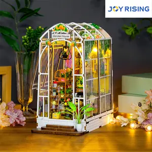 JOY RISING DIY Garden House 3D Puzzle Building Kit Play house - Architectural Model Craft Kit