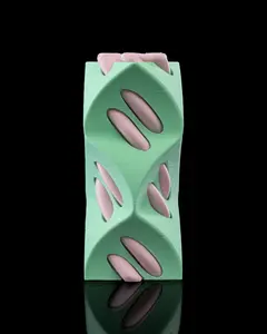 3DFabLabHTX presents - Unwind with Mesmerizing Motion! 3D Printed Passthrough Helix Fidgets