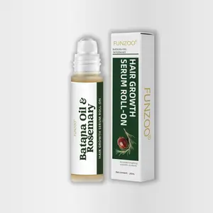 FUNZOO Hair Growth Serum Roll-On | Batana Oil & Rosemary Scalp Care | Nourishing & Hair Regrowth 20ml
