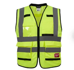 Milwaukee 48-73-5081 S/M Class 2 High Vis Yellow Performance Safety Vest