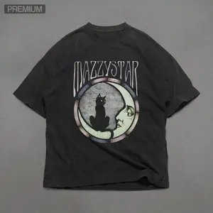 Mazzy Star Shirt, Comfort Colors Tee, Cat Graphic & Band Shirts, Trendy Apparel