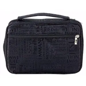 White Dove Designs 135372 Bible Cover - Names of Jesus Jacquard, 2XL - Black