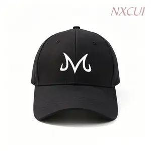 NXCUI Letter M Embroidered Baseball Cap, Adjustable Casual Dad Hat for Women Men, Sun Protection Curved Brim Hat