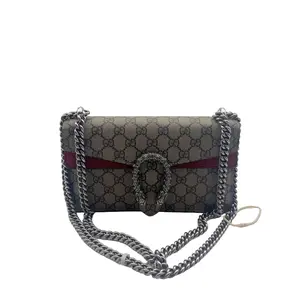 Pre-owned GUCCI france Shoulder Bags Pre ownedGucci H2 brown crossbody bag with monogram 02408