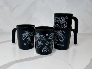 Tupperware Mug Sets BPA-Free Material for Hot Cold Drinks and Parties