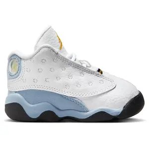Toddler's Jordan 13 Retro White/Yellow Ochre-Blue Grey (DJ3004 170)
