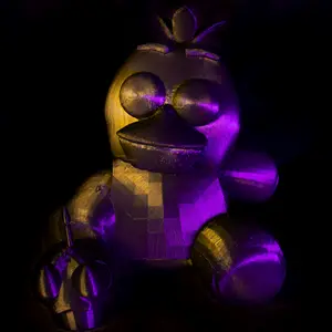 Chica and Cupcake Plushy 3d Print 11in Tall, Five Nights At Freddy's