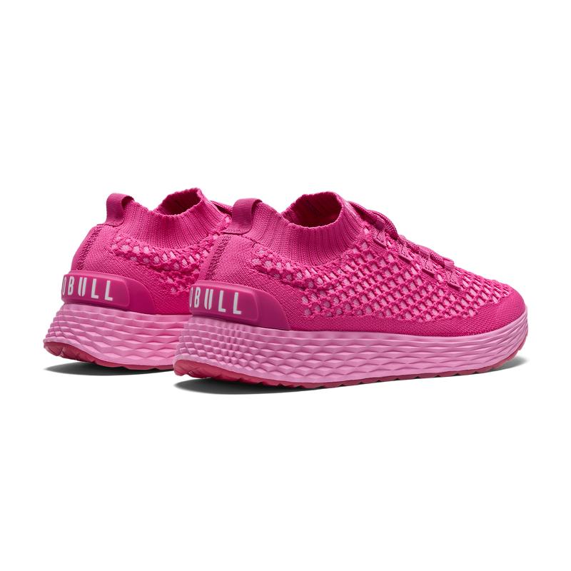 NOBULL Women's Allday Knit Shoe in Fuchsia - Everyday Walking Sneaker, Comfortable Slip-On Shoe, Casual Trainer