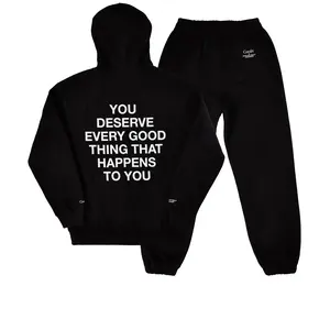 Comfrt x WNRS Good Things Sweat Set - Black