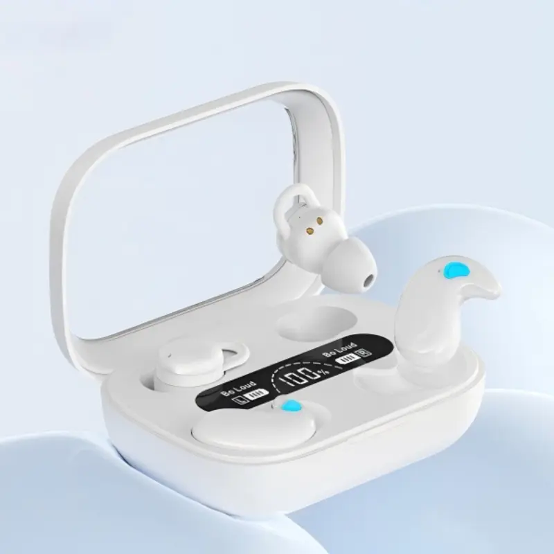 New Design True Wireless In-Ear + Over-Ear TWS Couple Fashion Dual Earbuds, Mini Couple Earbuds, Music Earplugs, Gaming TWS, Enc HD Call, Wireless Earphones