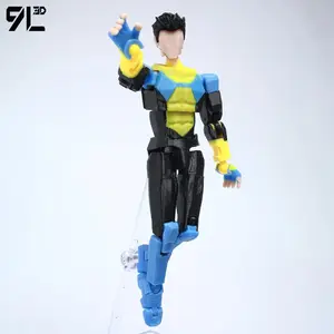 9L3D Printed Invincible Maskless Mark Toys Action Figures Titan13 T13 Dummy 13 Superheroes Multi-Jointed Movable Shapeshift Toys