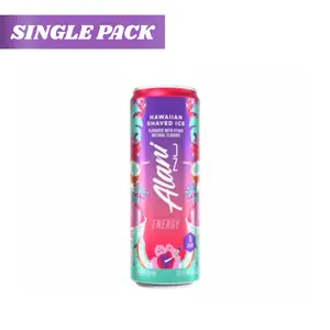 Alani Nu Energy Drink Hawaiian Shaved Ice  Smooth & Tropical | 12oz Can