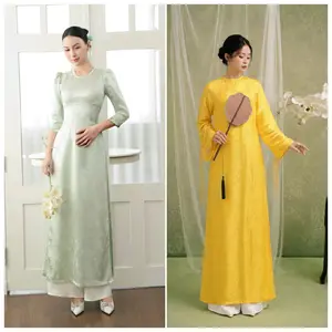 Vietnamese Ao Dai M90 ( Vietnamese Size ) / Áo Dài Cách Tân Truyền Thống Việt Nam/ Girl Ao Dai / Luna Ao Dai / Áo Dài Tết / Wedding Party Ao Dai