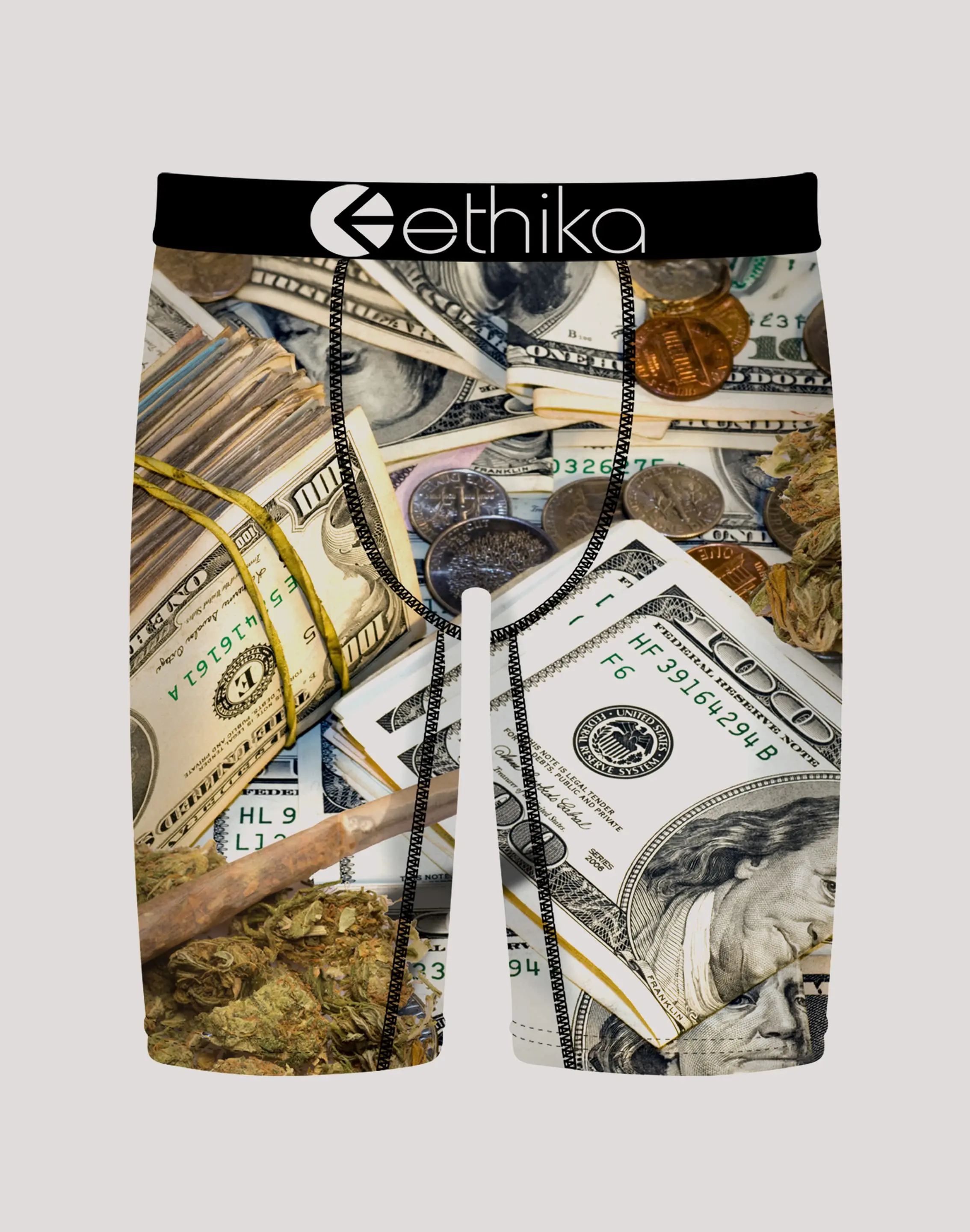 Mens Ethika Old Hundreds Boxer Briefs