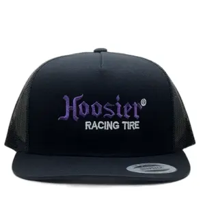 Racing Tires Hoosier Direct Embroidered Flat Bill Mesh Back Classic  Trucker Hat Cap