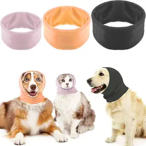 1-piece dog earmuffs for reducing noise and anxiety - soft and warm headgear in green/black/purple/pink, with a comfortable and snug design suitable for small and medium-sized dogs, stress-relieving pet accessories, designed for anxious animals, Mini