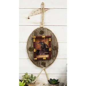 Western 12 Gauge Shotgun Shells Red Gold Tone Bullets Wall Picture Frame Decor